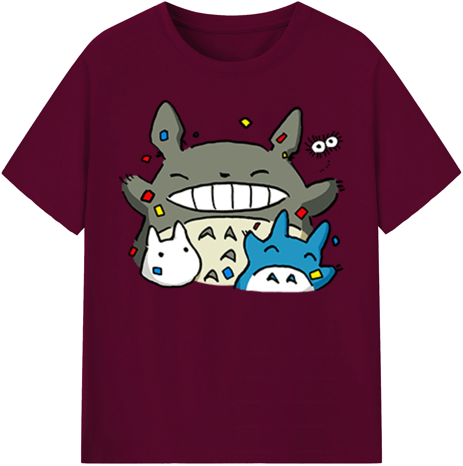 （画像用） となりのトトロ 草壁メイ 草壁サツキ My Neighbor Totoro Satsuki Kusakabe Mei Kusakabe レディースカジュアルプリントTシャツ（綿100％）